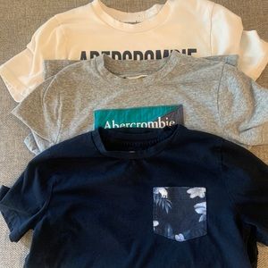 3 Abercrombie & kids boys tshirts. Size 11-12